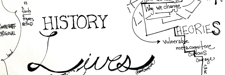 History Lives Sketchnote by @andCreative